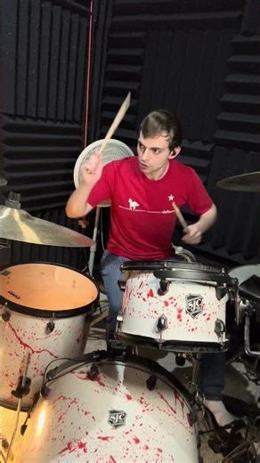 16th note double bass. Not perfect but getting there.