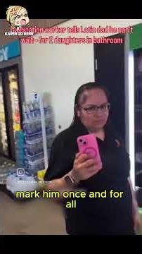 Store Worker Karen Interrupts Little Girls in Bathroom