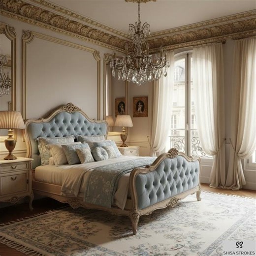 Elegant French-Style Home Interiors | Luxurious French Interior Design Ideas #housedesignideas | #11