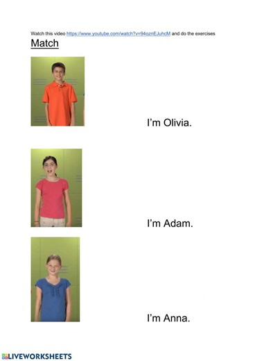 Big English Video worksheet