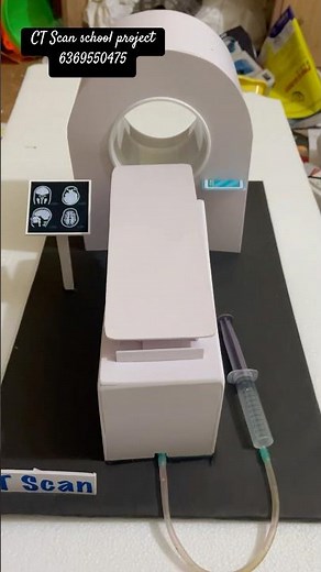 CT Scan working model school projects #ctscan #art #3dplanet #artandcraft #artscraft #diycrafts