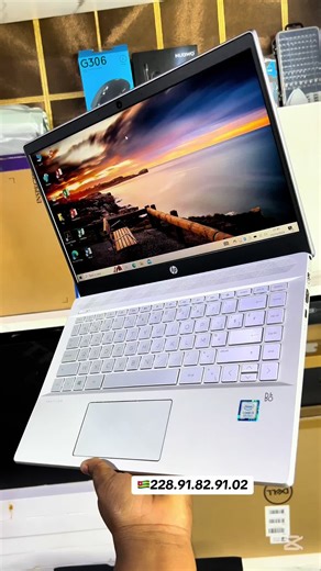 Pc Portable Professionnel HP PAVILLON LAPTOP 14, 8eme Génération Core i5, 8Go Ram, Ssd 256Go, Ecran 14 Full HD, Clavier rétro éclairé AZERTY d’origine #pourtoi #pc #hp #togolais228🇹🇬