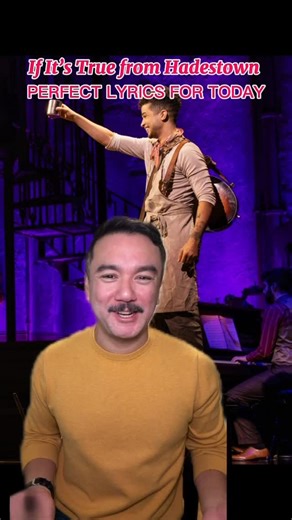Gen Nakamura on Instagram: "Listen to the album or catch Jordan fisher’s version or Jack Wolfe’s if you find them #Broadway #theatre #musicaltheatre #poetry #hadestown"