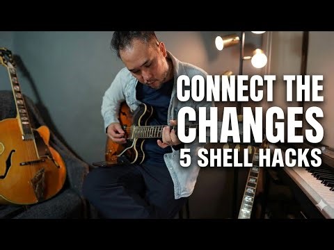5 Shell Voicing Hacks That Make Bebop Progressions Obvious #jazzguitar #voiceleading #junewonchoi