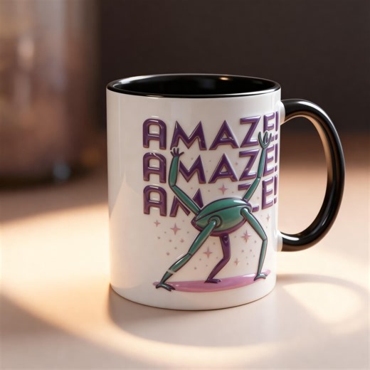 3D Embossed Sci-fi Mug, Raised Texture Cosmic Coffee Cup, Alien Quote Drinkware - Etsy Canada