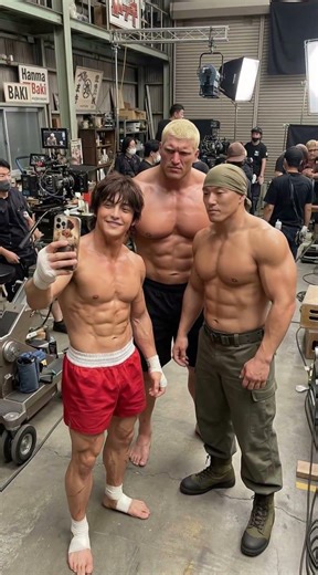 [Hanma Baki] 한마 바키 실사화 촬영현장! 바키 셀카 모음/Hanma Baki Live Action Filming Set! Baki Selfie [Re:Morphic]