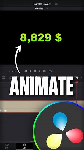 How To Animate Growing Numbers in DaVinci Resolve