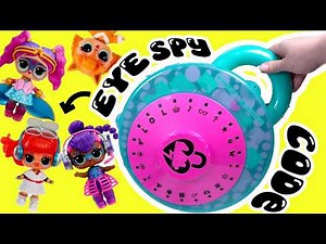 LOL Surprise Eye Spy Dolls Lost Friend Detective at Dollhouse! Pretend Play