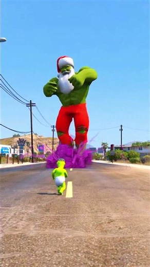 HULK GO TO MAGICAL CONTAINER FOR POWERS #gta #gta5 #ironman #shorts #shortsfeed #hulk