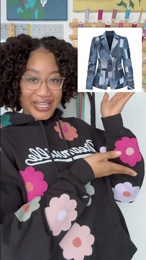 check out the full tutorial on my channel! #SimplicityS8844 #sewing #diy #simplicity #diyblazer