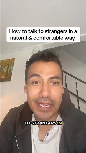 How to talk to strangers in a comfortable way. #confidence #Introvert #socialskills ￼