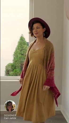 Free For A Limited Time! Our Newest, Knitted Shawl Pattern – Euclidias– A Stunning Half-Pi Shawl!