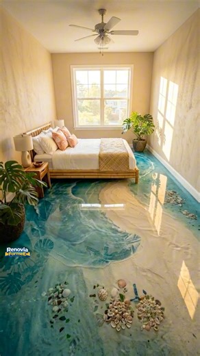 Creating an Artificial Beach with Epoxy – Dream Hawaii Room 🌊🏝️✨