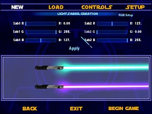 RGBSabers SP addon - Star Wars: Jedi Academy