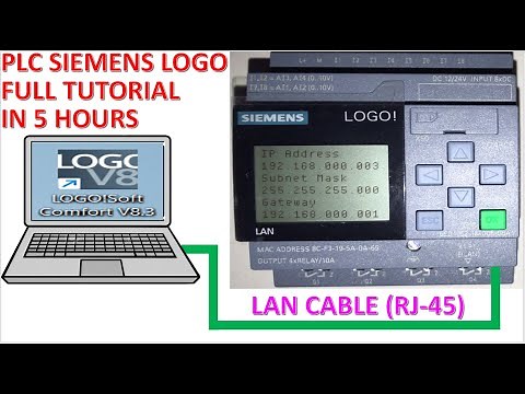 PLC SIEMENS LOGO FULL TUTORIAL IN 5 HOURS STEP BY STEP