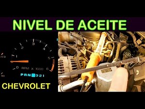 Como Medir Nivel de Aceite de Transmision automatica (chevrolet)
