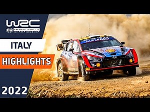 WRC Rally Highlights : Rally Italia Sardegna 2022 - Friday Afternoon