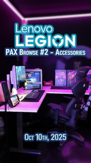 Mitchell Berryman on Instagram: "@lenovoanz #PAXAus Booth Browse №2 - Accessories While I was at @paxaus last weekend, I had the opportunity to try out the various tech made under the @lenovolegion brand. However in THIS video, I decided to focus on the accessories they had on offer. What caught my eye the most at the booth were the Lenovo Legion Glasses, video spectacles that duplicate the screen of a connected handheld - like the Legion Go 2 or S - in excellent resolution. Just don't be like m