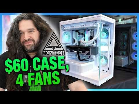 Going Ultra Budget: $60 Montech TG3 with 4 Fans, King 95 3D, & F738 PC Cases