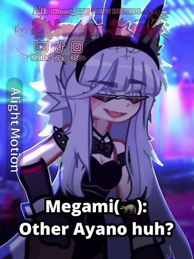Unexpected part time | Megami x Ayano | Yandere Simulator AU Gacha life 2 Yuri