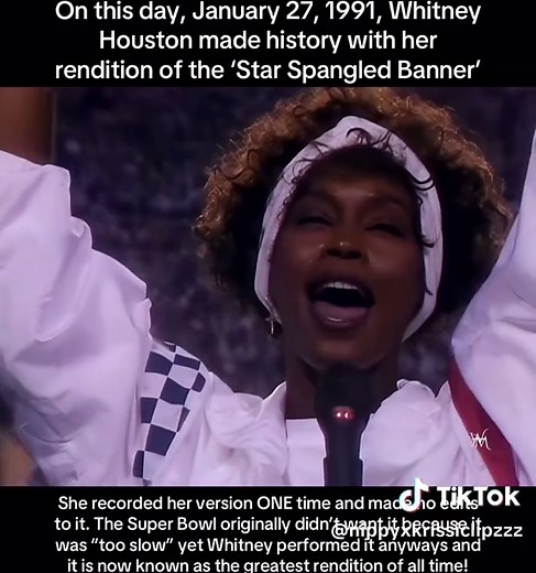 Whitney Houston's Historic National Anthem Performance