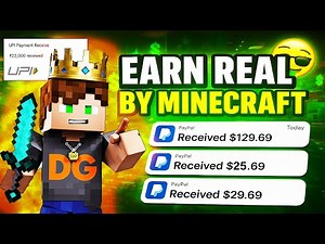 How I Earn Money Playing Minecraft! 💸 (4 Easy Ways to Earn in 2025 | UPI Payments)