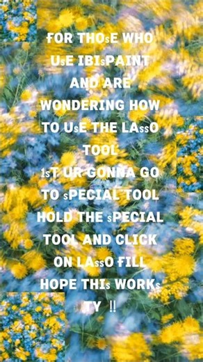 How to use lasso tool! #ibispaintx