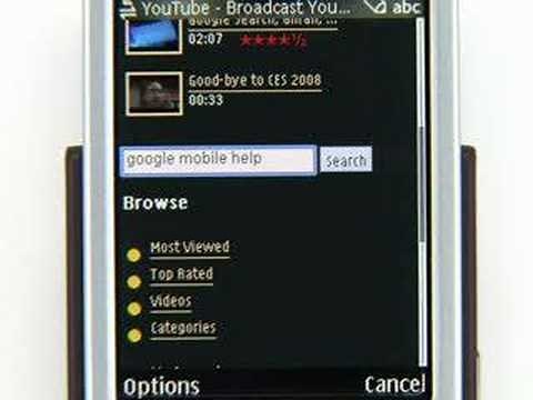 YouTube for your mobile browser