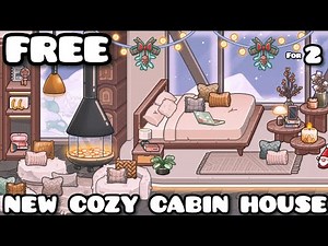 ☃️🎄✨AVATAR WORLD FREE✨ NEW COZY CABIN HOUSE☃️🎁✨ CHRISTMAS AESTHETIC HOUSE MAKER✨ HOUSE DESIGN IDEAS