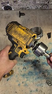 1.5M views · 45K reactions | Repairing a @dewalttoolsuk impact wrench with a broken anvil. Quick and easy fix. #dewalt #nutgun #impactwrench #tool #powertool #deandohertygreaser #broken #anvil #toolfix #workshop | Deandohertygreaser | Facebook