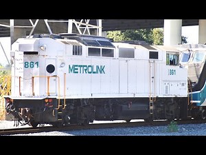 Metrolink SCAX 861 Returns to Service! F59PHR Locomotive - Metrolink CMF