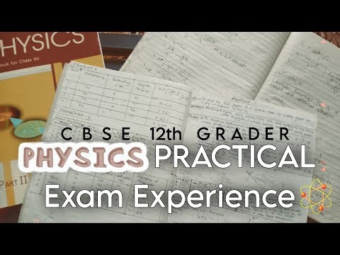 PHYSICS PRACTICAL EXAM EXPERIENCE | CBSE 12th Grader | SZ | #cbse #practical #class12