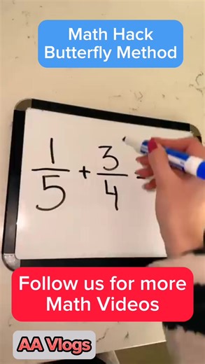 9K views · 91 reactions | Butterfly Methods 曆 曆 #mathematics #AddingFraction #butterflymethods #fypviralシ #tutorialvideo #Tutorial #mathhacks #everyone #followers #viralreels #viralvideo | AA Vlogs | Facebook