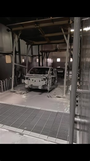 工厂实拍，新能源迷你汽车电泳工艺