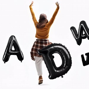 Jet Black Balloon Letters, Balloon, Letters, Alphabet, Black, Inflatable, Shiny, Metallic, 3d, Realistic, Font, Uppercase, Branding, Party - Etsy Canada