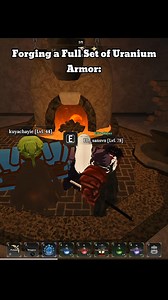Full set of Uranium armour :#The Forge | Grow'S Clipvids