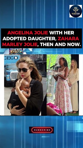 Angelina Jolie & Daughter Zahara Marley Jolie — Then and Now 🥹💕