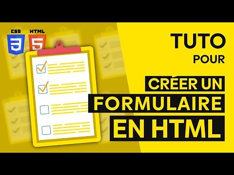[Tuto] Créer un formulaire en HTML facilement