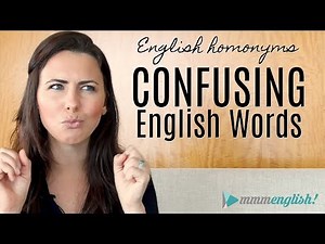 Confusing English Words! | HOMONYMS | Fix Common Vocabulary Mistakes & Errors