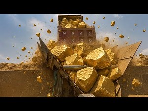 BIG ROCK 🪨 Crusher Machine - FULL Powerfull Process A Giant in Action-Big Rock Crushing