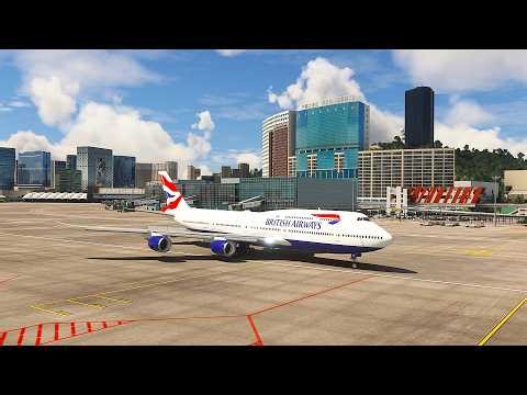 Dangerous flight B747 go around at ocean short runway