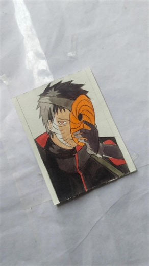 Obito drawing 🔥🔥 #shorts #art #anime #obito #drawing