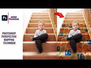 Adobe Photoshop perspective mapping techniquet Tutorial 2025
