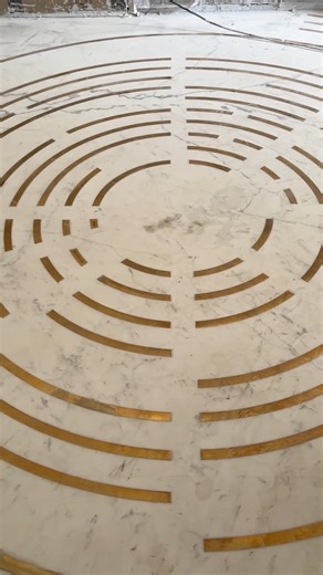 Stone inlay design | stone design | brass inlay design | #brassaccent #viral #home #brassmetal