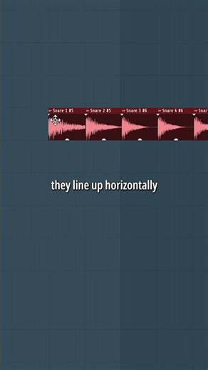 The simplest way to stack sounds horizontally