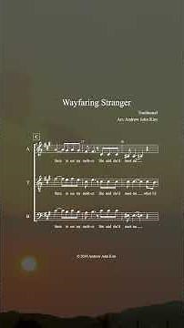Wayfaring Stranger #acapella #trio #sheetmusic #arrangement