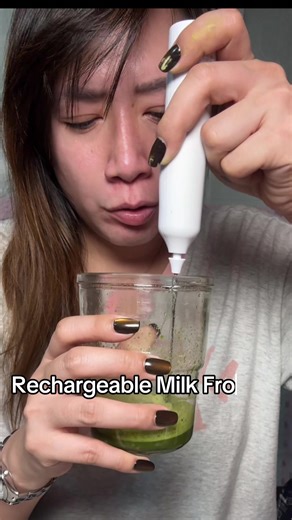 Rechargeable Milk Frother for Perfect Matcha Preparation
