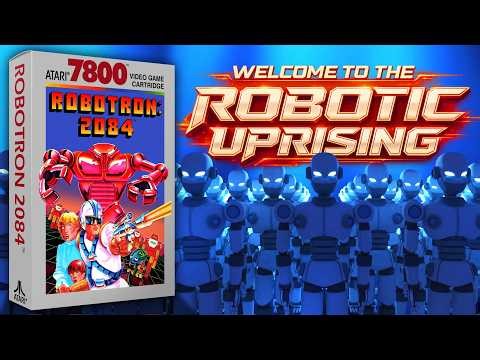 ATARI Robotron: 2084 for the 7800 | Defend Humanity From the Robotic Uprising!