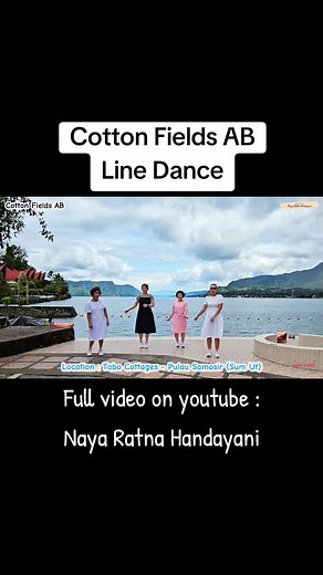Cotton Fields Line Dance Demo by Happy Ladies