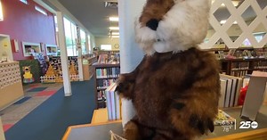 One worldly woodchuck inspires Burleson county kids to visit their local library